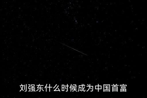 劉強東靠什么發家的,京東創始人劉強東