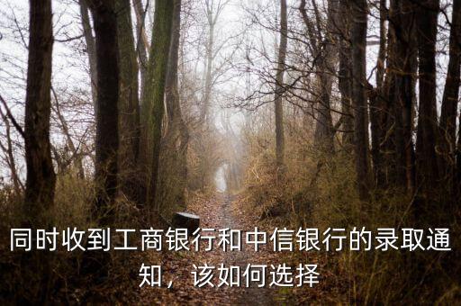 同時收到工商銀行和中信銀行的錄取通知，該如何選擇