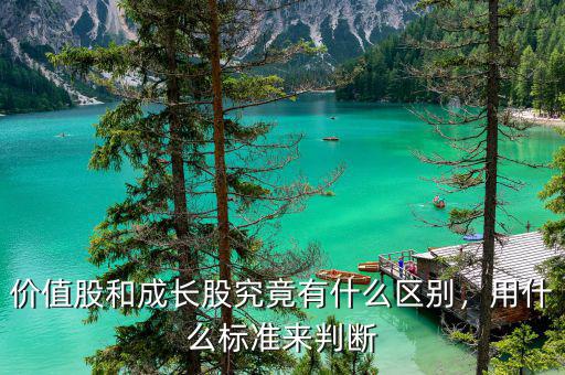 價值股和成長股究竟有什么區別，用什么標準來判斷