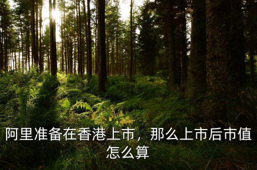 阿里準備在香港上市，那么上市后市值怎么算