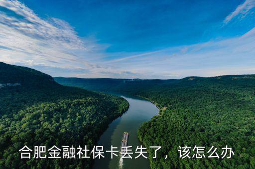 金融社保卡丟了怎么辦,合肥金融社保卡丟失了