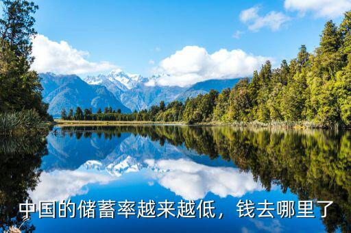 中國企業儲蓄率是多少,中國的儲蓄率越來越低