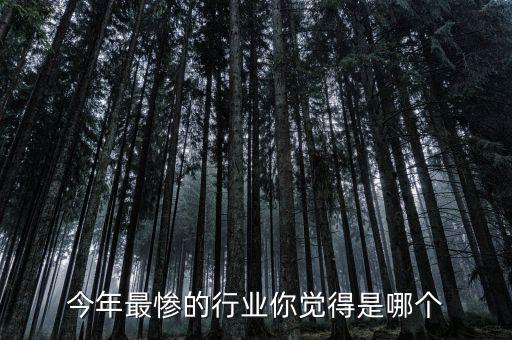 2015什么行業最慘,什么行業崩盤最快