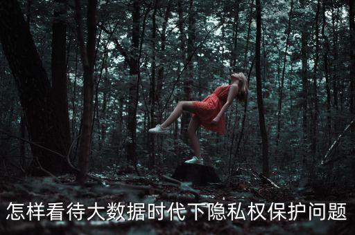 怎樣看待大數據時代下隱私權保護問題