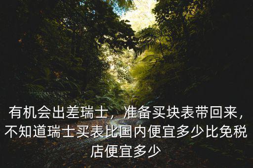有機(jī)會(huì)出差瑞士，準(zhǔn)備買塊表帶回來，不知道瑞士買表比國內(nèi)便宜多少比免稅店便宜多少