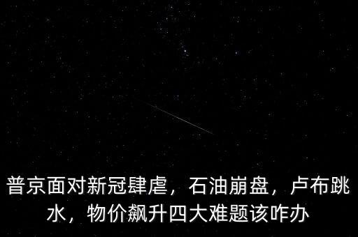 普京面對新冠肆虐，石油崩盤，盧布跳水，物價飆升四大難題該咋辦