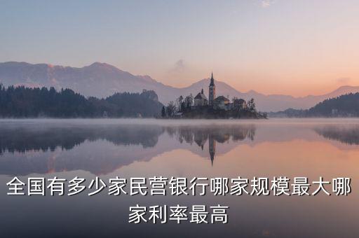 全國有多少家民營銀行哪家規模最大哪家利率最高