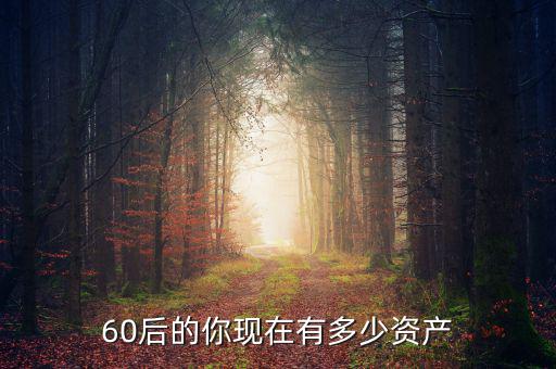 60后的你現在有多少資產