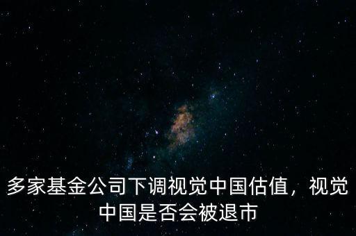 多家基金公司下調視覺中國估值，視覺中國是否會被退市