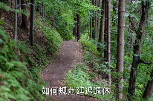 怎么延長退休,如何規范延遲退休