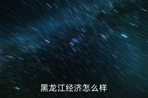 和龍經濟發展怎么樣,黑龍江經濟怎么樣