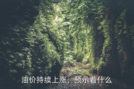 油價持續上漲，預示著什么