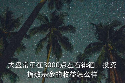 大盤常年在3000點左右徘徊，投資指數基金的收益怎么樣