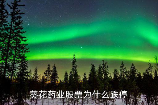 葵花藥業是什么股,葵花藥業股票為什么跌停