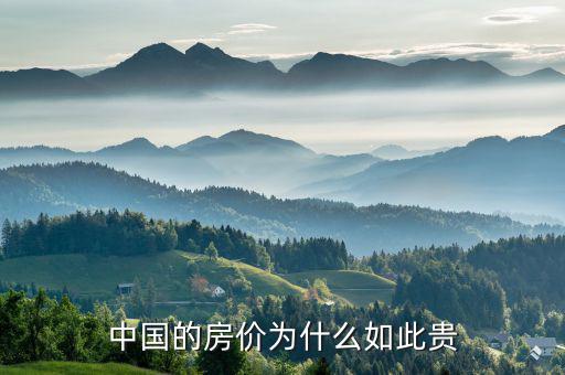 現在房價為什么這么貴,為什么目前的房價普遍這么貴