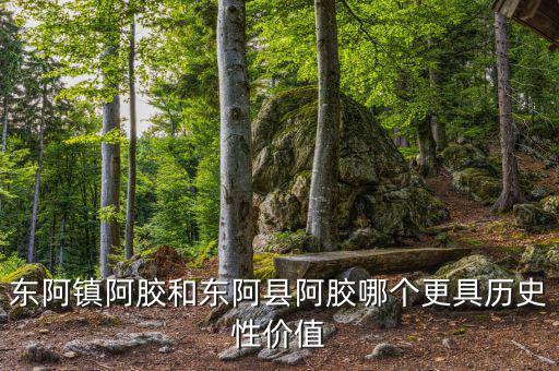 東阿鎮阿膠和東阿縣阿膠哪個更具歷史性價值