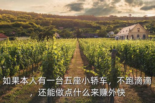 如果本人有一臺五座小轎車，不跑滴滴，還能做點什么來賺外快