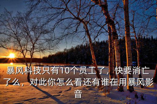 暴風(fēng)科技只有10個員工了，快要消亡了么，對此你怎么看還有誰在用暴風(fēng)影音