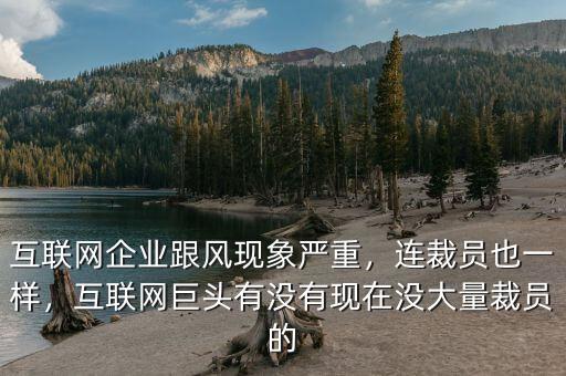 互聯網企業跟風現象嚴重，連裁員也一樣，互聯網巨頭有沒有現在沒大量裁員的