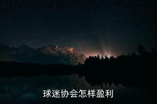 球迷協會怎么賺錢,球迷協會怎樣盈利