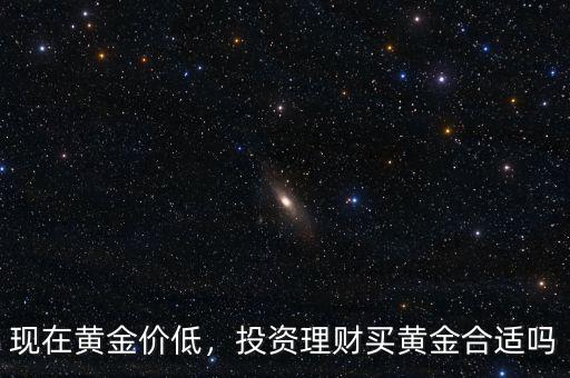 現在黃金價低，投資理財買黃金合適嗎