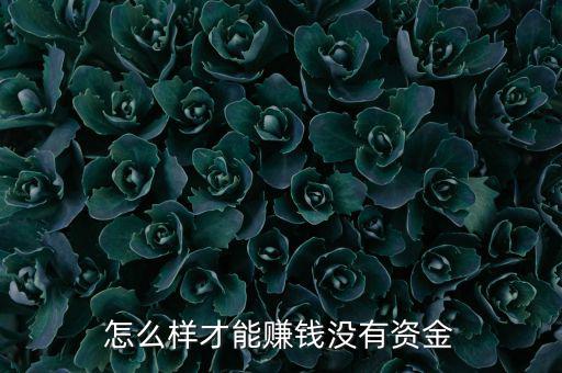 怎么樣才賺錢,現在社會要怎么樣才能賺錢啊