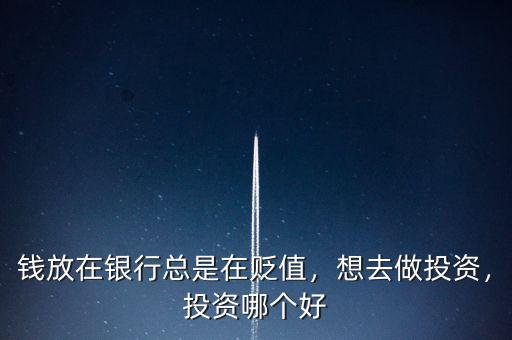 錢放在銀行總是在貶值，想去做投資，投資哪個好