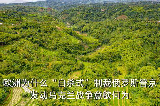 歐洲為什么“自殺式”制裁俄羅斯普京發動烏克蘭戰爭意欲何為