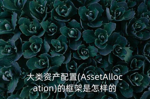 大類資產配置(AssetAllocation)的框架是怎樣的