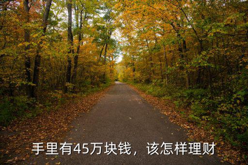 手里有45萬(wàn)塊錢，該怎樣理財(cái)