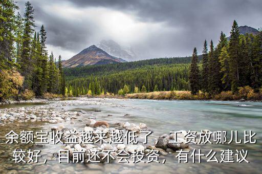 余額寶收益越來越低了，工資放哪兒比較好，目前還不會投資，有什么建議