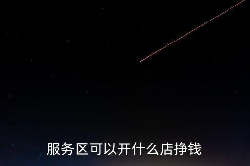 高速服務區賣什么賺錢,服務區可以開什么店掙錢