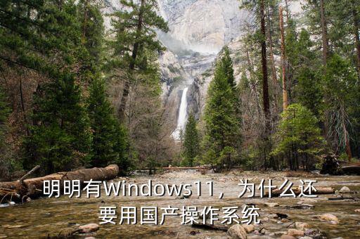 明明有Windows11，為什么還要用國產操作系統