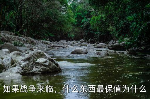 如果戰爭來臨，什么東西最保值為什么