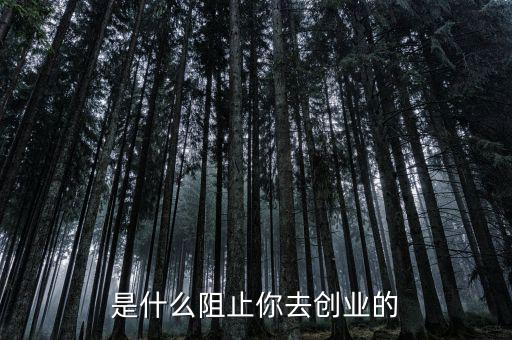 什么是市場攔截,是什么阻止你去創業的