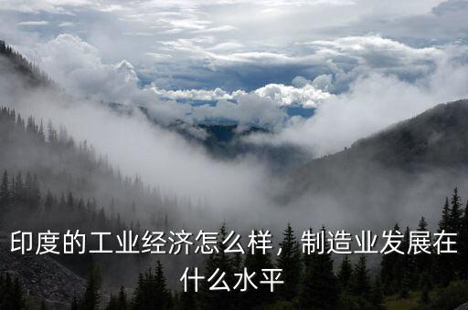 印度發展怎么樣,印度的工業經濟怎么樣