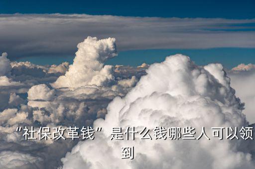 什么是醫保改革,社保改革錢是什么錢