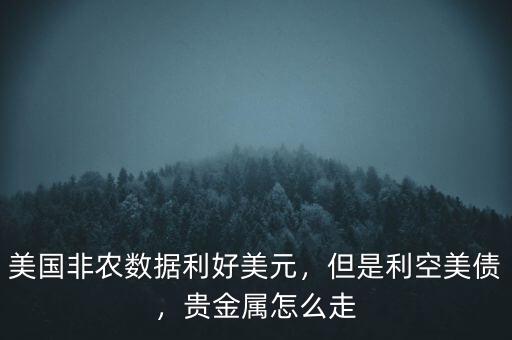 美國非農數據利好美元，但是利空美債，貴金屬怎么走