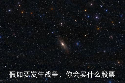 假如要發生戰爭，你會買什么股票