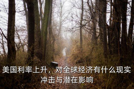 美聯儲利率增加對美國經濟有什么影響嗎,美國利率上升