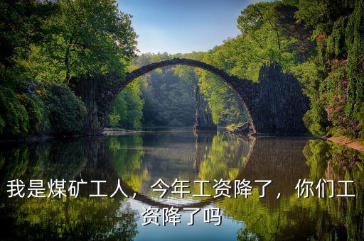 我是煤礦工人，今年工資降了，你們工資降了嗎
