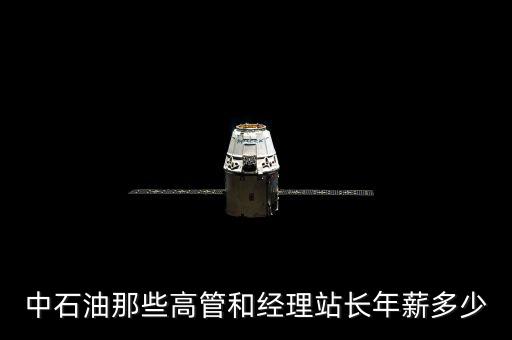 中石油那些高管和經理站長年薪多少
