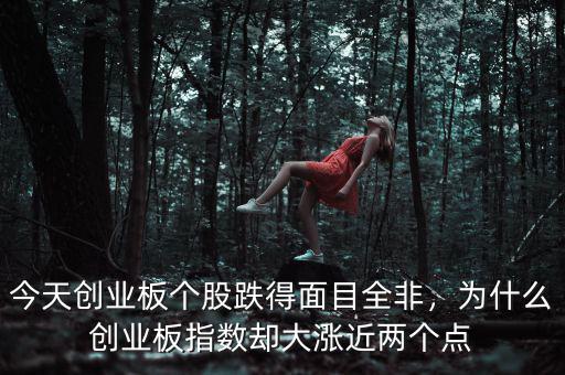 今天創業板個股跌得面目全非，為什么創業板指數卻大漲近兩個點