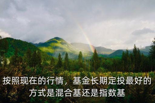 按照現(xiàn)在的行情，基金長(zhǎng)期定投最好的方式是混合基還是指數(shù)基