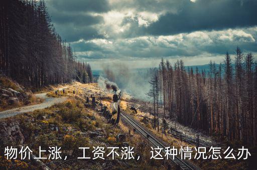 物價上漲，工資不漲，這種情況怎么辦