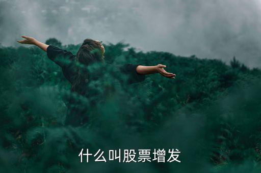 什么叫股票增發