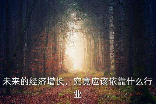 未來中國經濟什么行業可以,究竟應該依靠什么行業