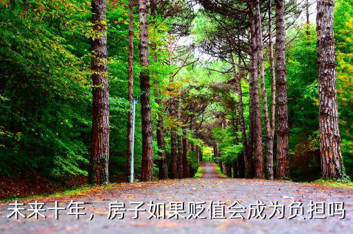 未來十年，房子如果貶值會成為負擔嗎