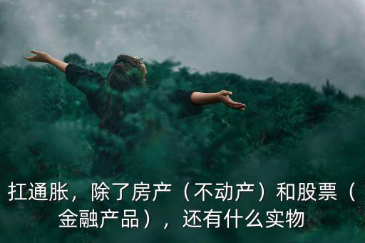 扛通脹，除了房產（不動產）和股票（金融產品），還有什么實物