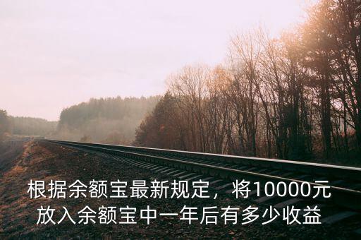 根據余額寶最新規定，將10000元放入余額寶中一年后有多少收益